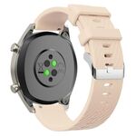 Cinturino per orologio in silicone twill da 20 mm (champagne albicocca)