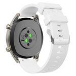 Cinturino per orologio in silicone lucido da 20 mm (bianco)