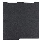 Piastra di stampa per stampante 3D in lamiera di acciaio elastica per ANYCUBIC 268x256 mm, stile: nero / rivestimento PEI
