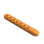 Avvolgitore per cavi desktop in materiale siliconico ORICO CBS7, dimensioni: 15 * 2 * 1,2 cm (arancione)
