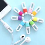 Auricolare Cuffia Cavo Linea Coperchio protettivo Avvolgicavo Avvolgicavo Organizer, consegna colore casuale