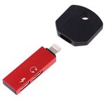 RC16 Dual 8 pin femmina a 8 pin maschio a forma di chiave mini adattatore audio portatile e carica (rosso)