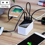 CDA30 20W 3 porte USB + USB-C / Type-C Caricabatterie multifunzione con display a LED, spina europea