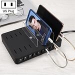 X6S 110W 3 porte USB QC 3.0 + 5 porte USB Caricatore intelligente con cornice rimovibile, spina USA