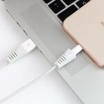 Custodia protettiva per custodia protettiva per avvolgicavo USB anti-rottura 2 PC (bianca)