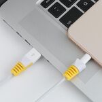 2 PCS Anti-rottura USB Cavo di ricarica Avvolgicavo Custodia protettiva Custodia protettiva (Giallo)