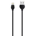 awei CL-63 2.5A 8 pin ricarica + trasmissione cavo dati in lega di alluminio, lunghezza: 1 m (nero)