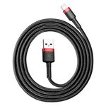 Baseus 2.4A 1M da USB a 8 pin ad alta densità Nylon Weave Cavo USB per iPhone, iPad