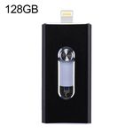 RQW-02 3 in 1 USB 2.0 e 8 pin e micro USB da 128 GB, RQW-02 Unità flash USB 2.0 3 in 1 e 8 pin e micro USB da 128 GB (nero)