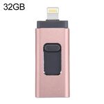 EasyFlash RQW-01B 3 in 1 USB 2.0 e 8 Pin & Micro USB 32GB flash drive (oro rosa)