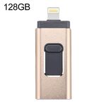 EasyFlash RQW-01b 3 in 1 USB 2.0 e 8 Pin & Micro USB 128GB flash Drive (GOLD)