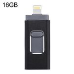 EasyFlash RQW-01B 3 in 1 USB 2.0 e 8 Pin & Micro USB 16GB flash Drive (nero)