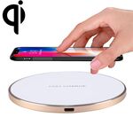 Q21 Stazione di ricarica wireless a ricarica rapida con indicatore luminoso, Per iPhone, Galaxy, Huawei, Xiaomi, LG, HTC e altri smart phone standard QI (oro)