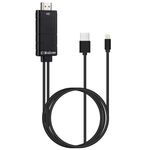 MiraScreen LD10 8 Pin a HDMI USB Smart Converter 1080P HDTV Cavo AV digitale, lunghezza: circa 1,8 m, MiraScreen LD10 8 pin a HDMI USB Smart Converter 1080P HDTV Cavo AV digitale, lunghezza: circa 1,8 m