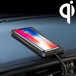Caricabatterie rapido wireless antiscivolo per veicoli standard C3 QI