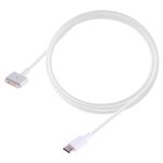 Cavo di ricarica da 1,7 m 5 pin a USB-C / Type-C per Apple MacBook II (bianco)