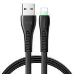 Cavo LED da 8 pin a USB Mcdodo CA-6363 serie Flying Fish, lunghezza: 1,8 m (nero)