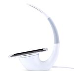 NILLKIN 2 in 1 QI Standard Smart Recognition Caricabatterie wireless 1A 5W + Lampada a LED con indicatore della porta di ricarica USB, Per iPhone, Galaxy, Huawei, Xiaomi, LG, HTC e altri smartphone