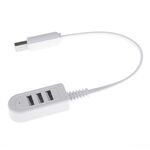 Adattatore HUB femmina da 30 cm TPE USB A a 3 porte USB