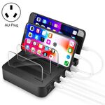 45 W PD USB-C / Tipo-C + 18 W PD USB-C / Tipo-C + 18 W QC 3.0 USB + Porte USB Caricatore intelligente con cornice staccabile, spina AU