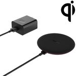 Caricabatterie wireless veloce intelligente standard Huawei 15W Max Qi con cavo 5A e spina di ricarica 10V / 4A (nero)