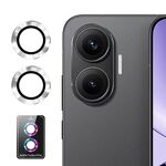 Per Redmi Turbo 4 Pro ENKAY Hat-Prince 9H Pellicola in vetro temperato per fotocamera posteriore in lega di alluminio (argento)