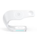 4 in 1 Caricabatterie multifunzione multifunzione Smart Magnetic wireless per iPhone e iWatches & AirPods (bianco)