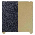 Piastra di stampa per stampante 3D in lamiera di acciaio elastica per Creality 235x235 mm, stile: rivestimento PEI + pellicola PEO
