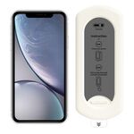 Pellicola in vetro temperato antipolvere per iPhone 11/XR, facile da installare, con protezione per la privacy