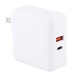 PD65W-A6 PD 65W Caricatore rapido USB multifunzione portatile con pin pieghevole a 90 gradi, spina americana (bianco)