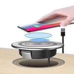 Caricabatterie wireless da tavolo incorporato KP-ZMC con cavo di interfaccia PD + USB Lunghezza: 1,2 m