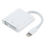 Adattatore per lettore di fotocamera NK-101Y Pro da 8 pin a 8 pin + porta SD + TF 3 in 1