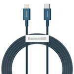 Baseus Superior Series CATLYS-C03 PD 20W USB-C / Type-C to 8 Pin Interface Fast Charging Data Cable, Cable Length: 2m(Blue)