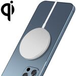 Caricabatterie wireless a posizionamento magnetico M1 in lega di alluminio