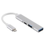 S-206 3 in 1 8 Pin maschio a 2 x USB 3.0 + 8 pin adattatore per lettore di fotocamera femminile