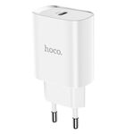 Adattatore di alimentatore Smart Smart Smart Port HOCO N14 PD 20W, spina UE (bianco)