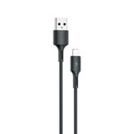 Wekome WDC-136 USB a 8 Pin 3A Cavo dati di Charing Fast Charing (nero)