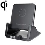 Supporto per caricabatterie rapido wireless verticale per telefono cellulare A918 10W (nero)