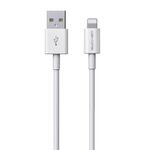 WK WDC-117 3A Cavo di ricarica rapida a 8 pin, lunghezza: 1,2 m (bianco)