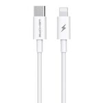 WK WDC-108 Cavo di ricarica rapida da 20 W Type-C / USB-C a 8 pin PD, lunghezza: 1,2 m (bianco)