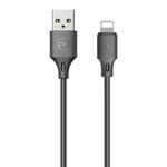 WK WDC-092 2M 2.4A Output max serie Full Speed ​​PRO serie USB a 8 pin Cavo di ricarica per sincronizzazione dati (nero)