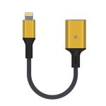 Cavo adattatore da 8 pin a USB OTG, adatto per sistemi superiori a IOS 13 (giallo)