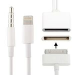 Adattatore audio a 8 pin, non supporta iOS 10.3.1 o al di sopra del telefono (bianco)