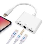 ZS-KL21820 3 in 1 Porta di ricarica da 8 pin a 8 pin + Jack per auricolari a 8 pin + Adattatore adattatore per auricolare Jack da 3,5 mm