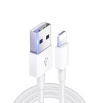 XJ-017 Cavo dati di ricarica rapida da USB maschio a 8 pin 3A, lunghezza: 1 m