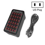 XLD-A7 150W 30 Porte USB PORTE Fast Charger Station Caricabatterie Smart, AC 110-240V, Plug Dimensione: US Plug