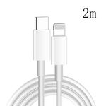 XJ-61 12W USB-C / Type-C a 8 Pin PD Cavo di ricarica rapido, lunghezza del cavo: 2m