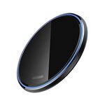 Caricabatterie wireless a specchio wireless ultra-sottile WX-70 15W per telefono cellulare (nero)