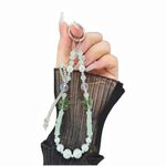 Catena per cellulare con fiocco in lega Slub (verde)