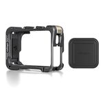 Per Insta360 Ace Pro 2 / Ace Pro Camera AMagisn Gabbia metallica a sgancio rapido Telaio protettivo per riprese orizzontali e verticali (antracite metallizzato)